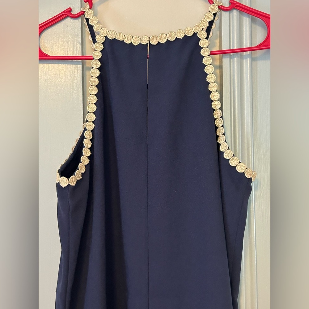 (SOLD) Lilly Pulitzer | Dress | Pearl Soft Blue in True Navy size 2 - Picture 7 of 7